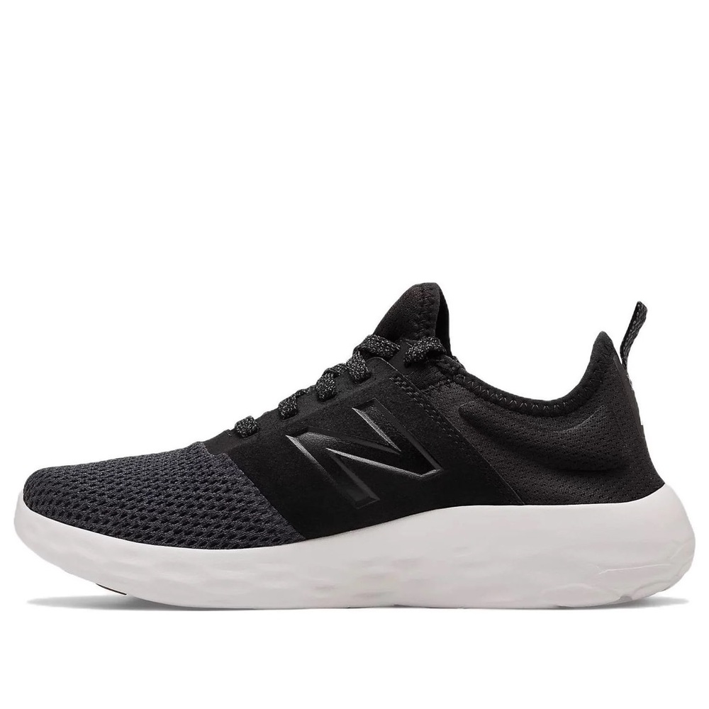 New Balance Charcoal and White Fresh Foam Running Shoes